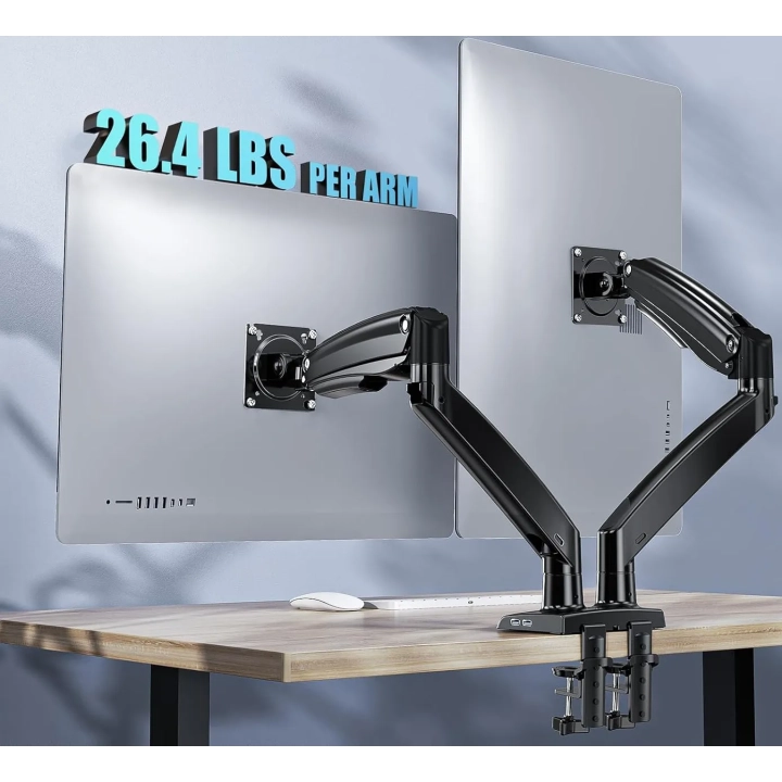 POWYSTAWOWY Uchwyt do dwóch monitorów HUANUO HNDS12 15-35