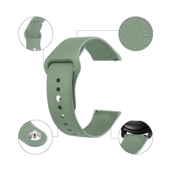 Pasek silikonowy do Garmin Forerunner 255/Venu 2 Oumida 22mm sportowy regulowany