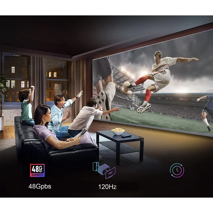 Kabel HDMI FIBBR 8K, 48 Gb/s, 8K 60 Hz, 4K 120 Hz/144 Hz, HDR 20 m