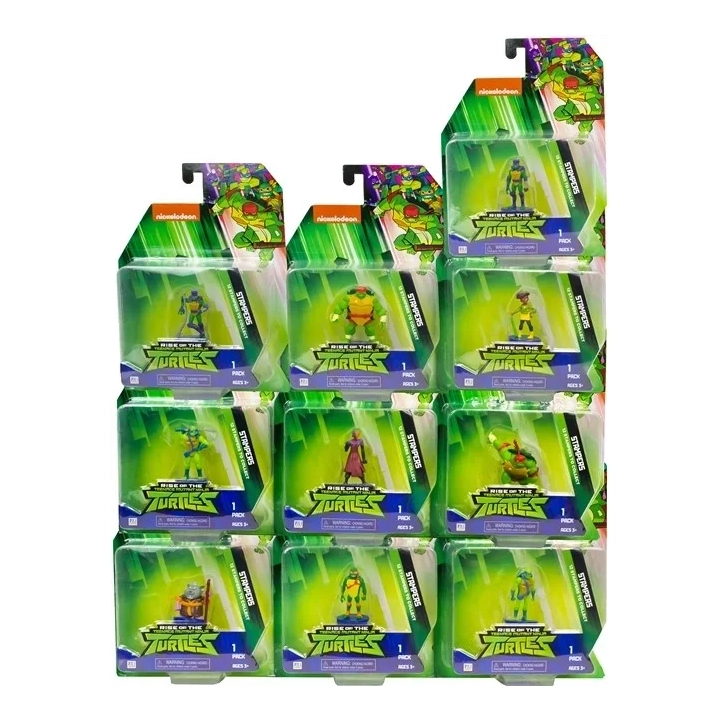 Nickelodion TMN Turtles stamps mix 1pack 6cm