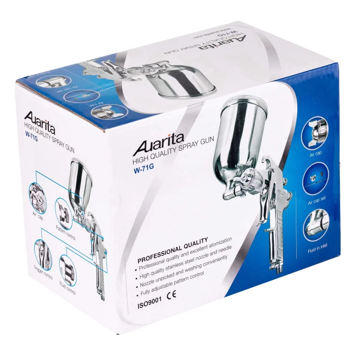 Pistolet lakierniczy W-71G AUARITA 1,5mm boczny