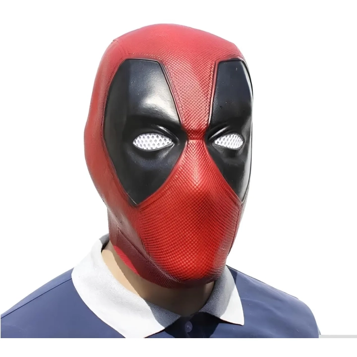 Maska na twarz Deadpool przebieranie cosplay elastyczna maska z materiału do stroju superbohatera Dead pool