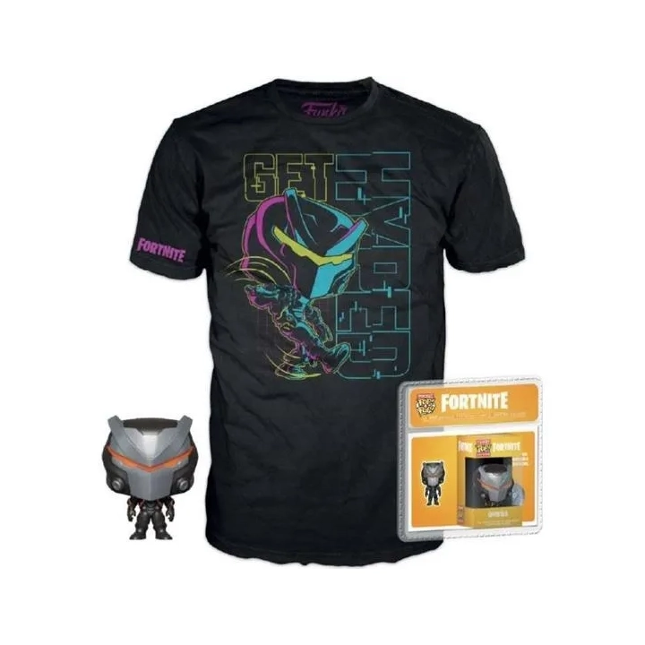 Funko Pocket Pop FORTNITE brelok Omega +T-shirt L