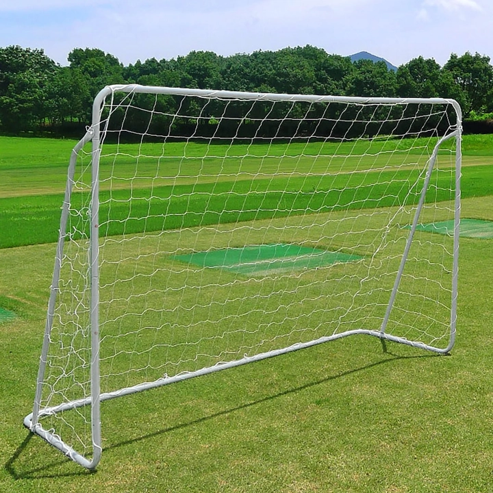 DUŻA METALOWA BRAMKA PIŁKARSKA 213x150x90 SIATKA