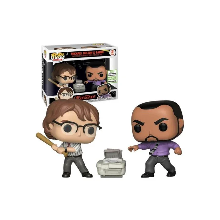 Funko POP! Office Space M. Bolton and Samir 2pak