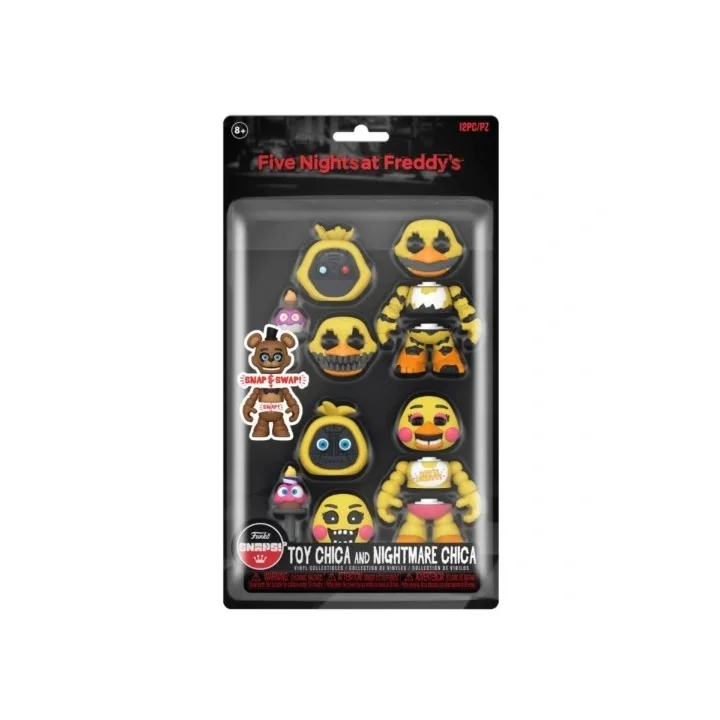 Funko Snaps! FNAF Toy Chica and Nightmare Chica 10cm 2pak
