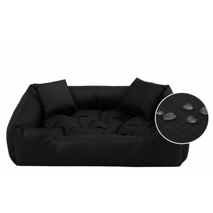 Legowisko dla psa kojec ECCO 130x105 cm wodoodporne czarne