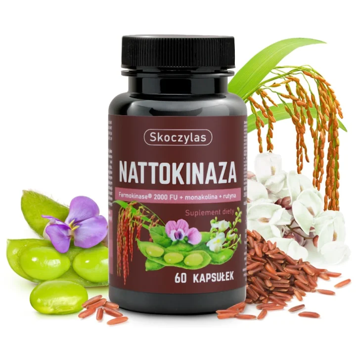 NATTOKINAZA Fermokinase® 2000 FU, monakolina, rutyna
