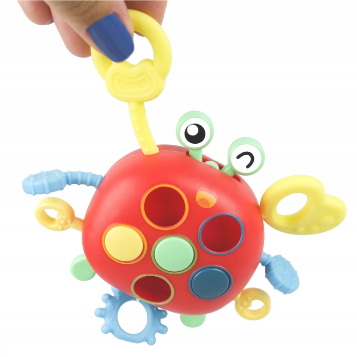 GRYZAK KRAB SENSORYCZNA ZABAWKA RUCHOME ELEMENTY