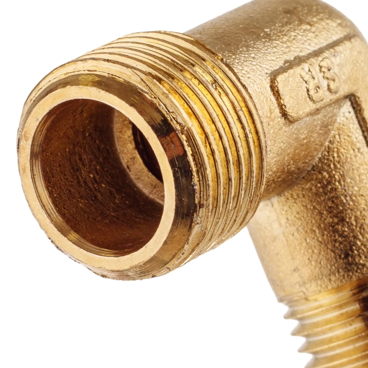 Brass 90° Elbow Connector 1/4