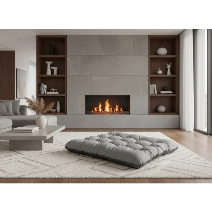 Legowisko dla psa poduszka PRESTIGE 120x80 cm wodoodporna szare