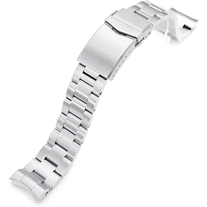 Pasek MiLTAT 20 mm do zegarka Seiko Baby MM 200 stal nierdzewna rozmiar L