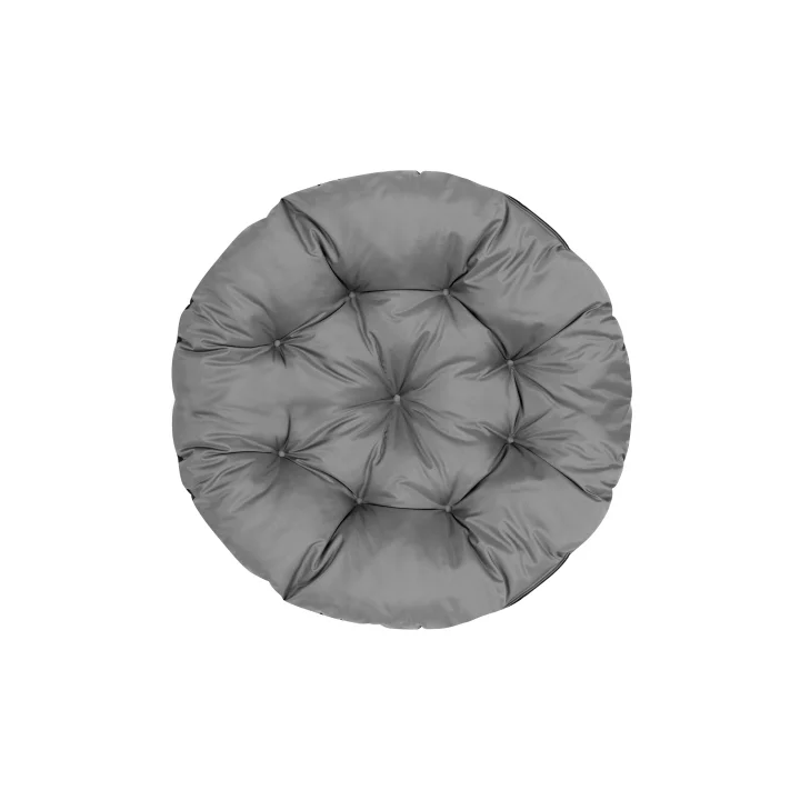 Poduszka ogrodowa 110 cm na krzesło wiszące bocianie gniazdo wodoodporna szara