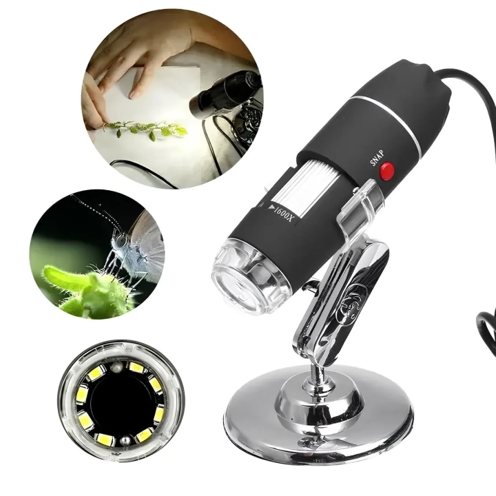 Elektroniczny mikroskop USB z 1600x zoomem. Cyfrowy mikroskop USB