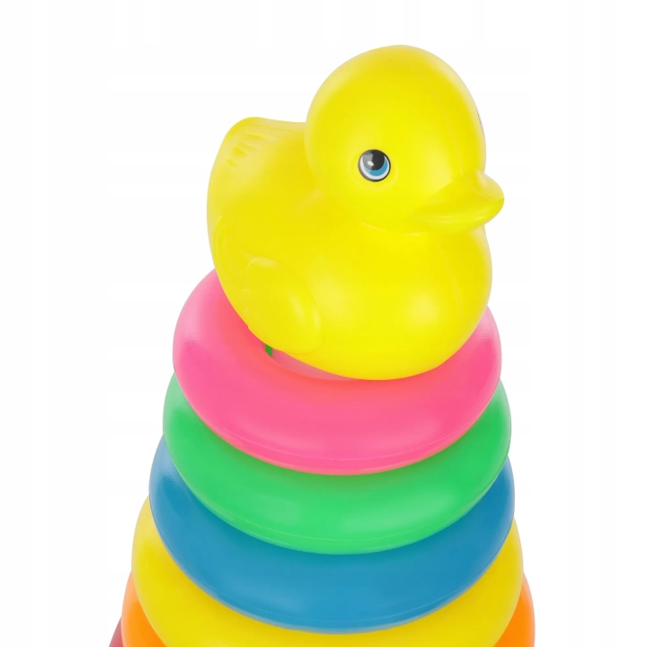 LT380 PIRAMIDA MONTESSORI KACZKA UKŁADANKA KÓŁEK