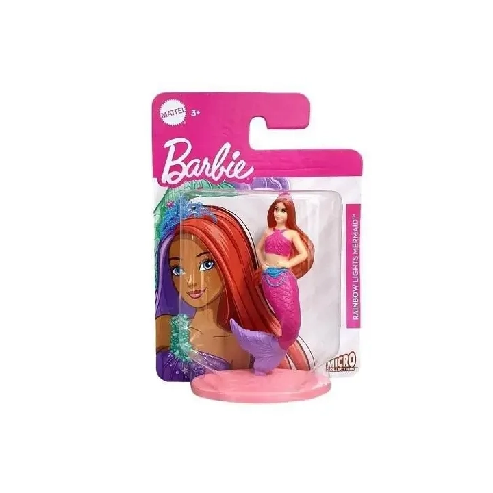 Mattel Barbie Mini Rainbow Lights Mermaid 7,5cm