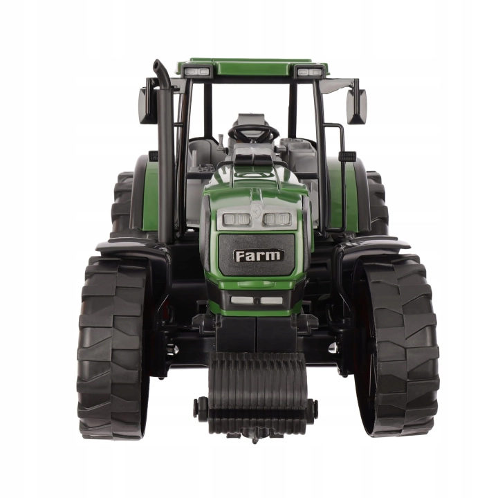 TRAKTOR Z PRZYCZEPĄ KIPER WYWROTKA OTWIERANA PRZYCZEPA 54 cm