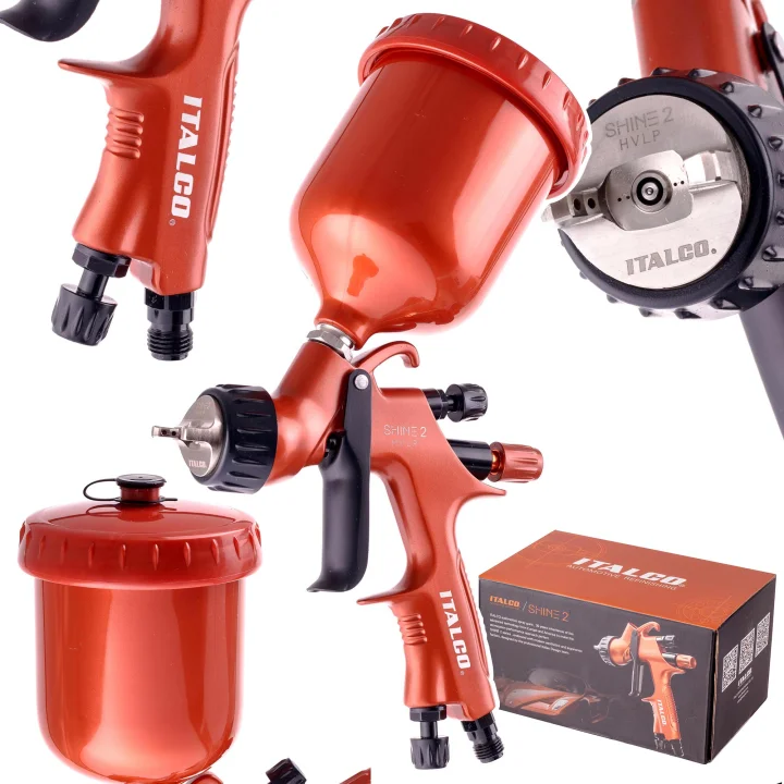 Pistolet Lakierniczy PREMIUM HVLP 1,4mm PRO ITALCO SHINE 2 do Malowania