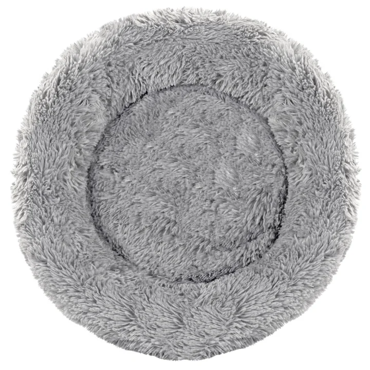 Legowisko shaggy 100cm jasnoszare