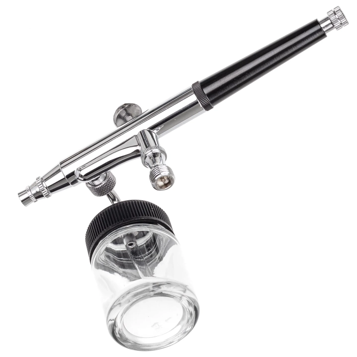 Aerograf Profesjonalny 3 Dysze 0,2 0,3 0,5 filtr 2 boczne zbiorniki