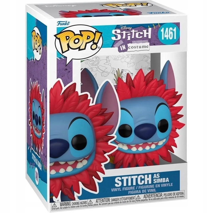 Funko POP! Disney Stitch as Simba 1461 figurka