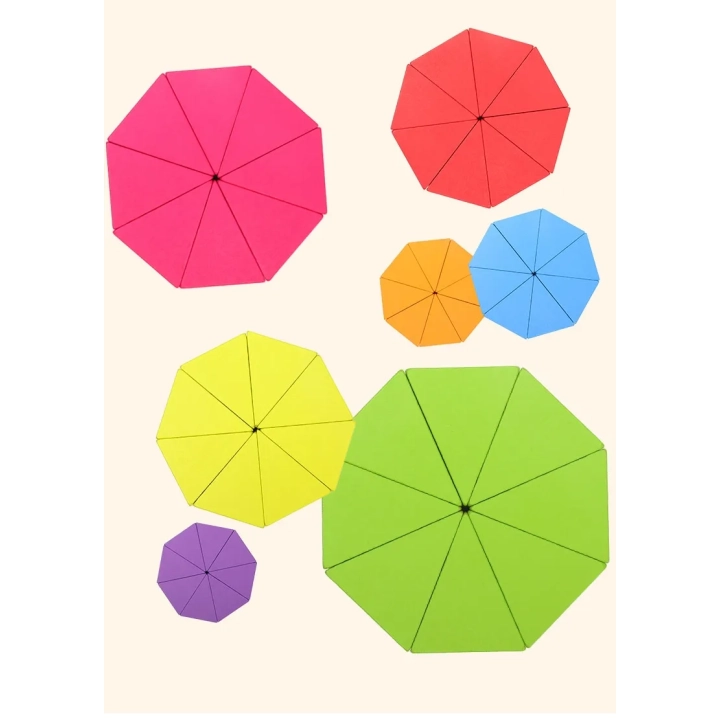 GRA LOGICZNA DREWNIANA TRÓJKĄTY UKŁADANKA PUZZLE JHTOY-947