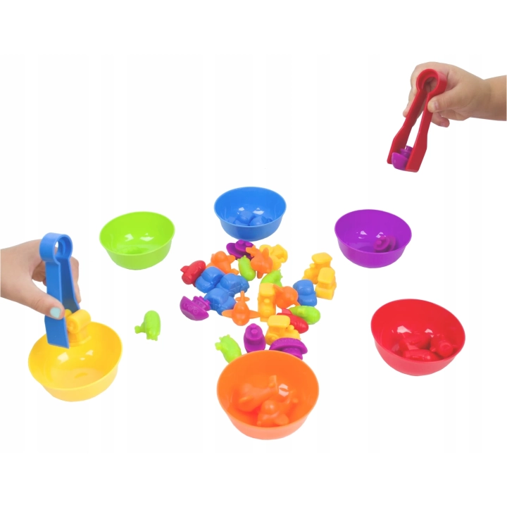 LT444 NAUKA LICZENIA SORTOWANIE KOLORÓW MONTESSORI