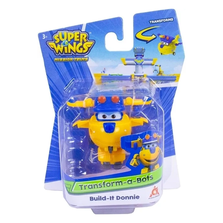 Super Wings robot transform Build It Donnie