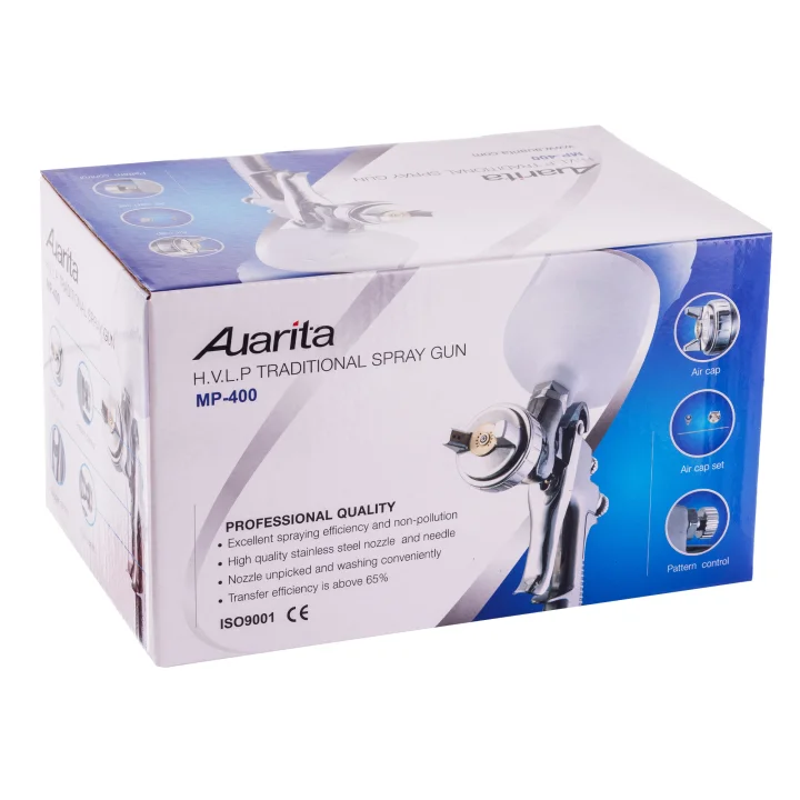Pistolet Lakierniczy HVLP II Dysza 1,4mm do Malowania AUARITA 1,5-3 bar