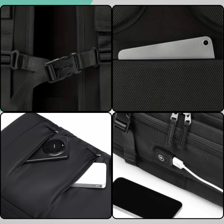 PLECAK DO SAMOLOTU PODRÓŻNY WIZZAIR 40x30x20 BAGAŻ PODRĘCZNY KABINOWY USB