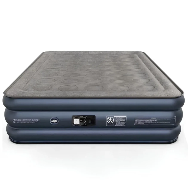 Materac dmuchany z pompką elektryczną iDOO R-M002 203x152x46cm po naprawie