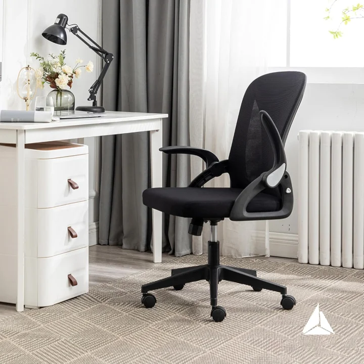 UŻYWANE Krzesło biurowe ergonomiczne Tervo S regulowane do pracy czarne
