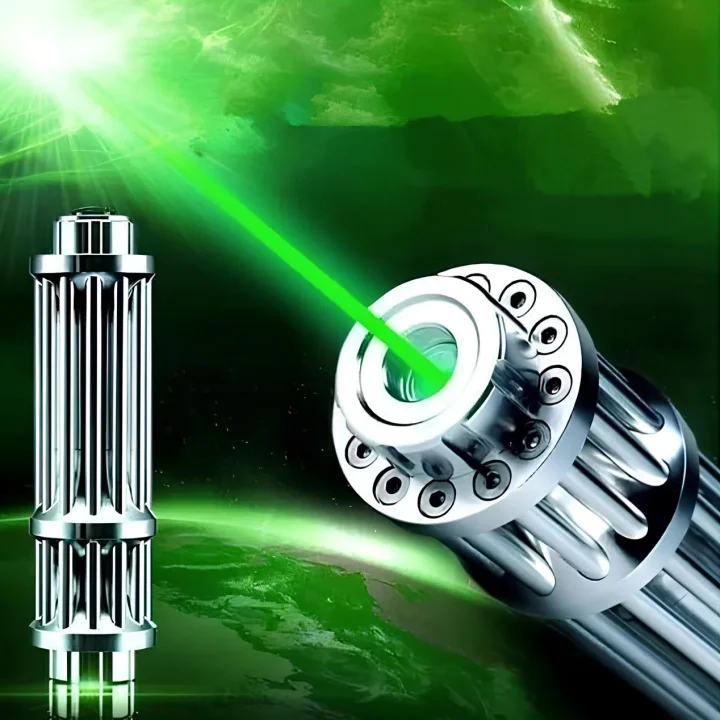 Wskaźnik laserowy mocny zielony zasięg 2 km laser do prezentacji astronomii lub zastosowań technicznych