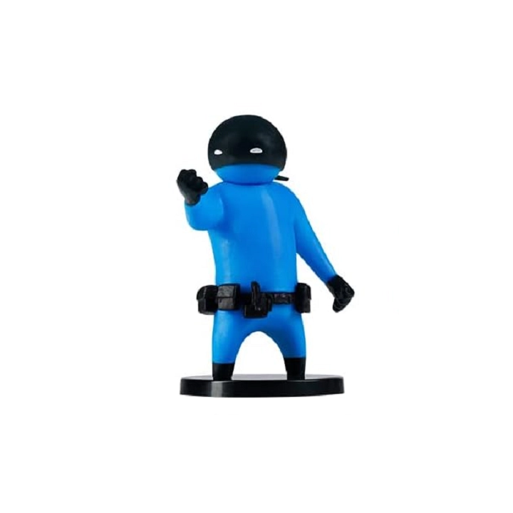 P.M.I. Gang Beasts series 1 E Super Blue 7cm