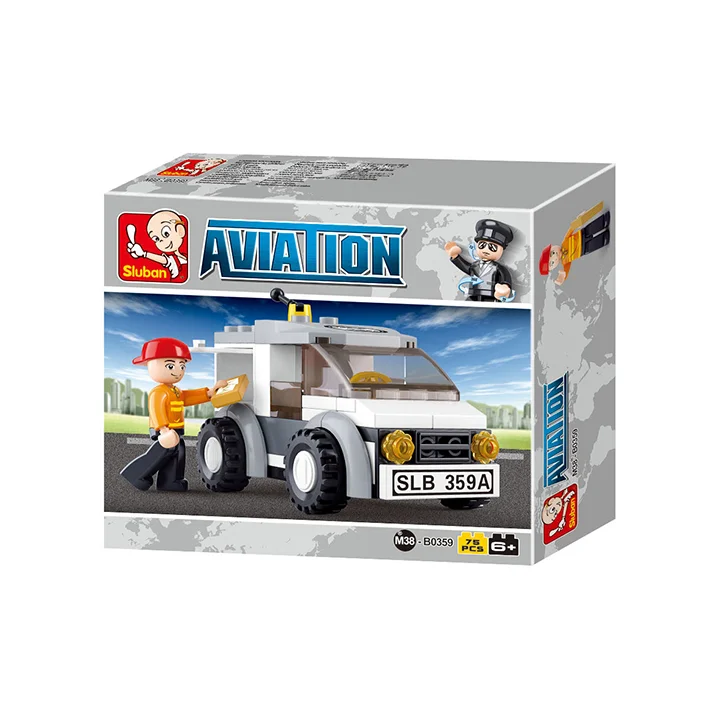 Klocki SLUBAN Aviation dostawczy 75 el. M38-B0359
