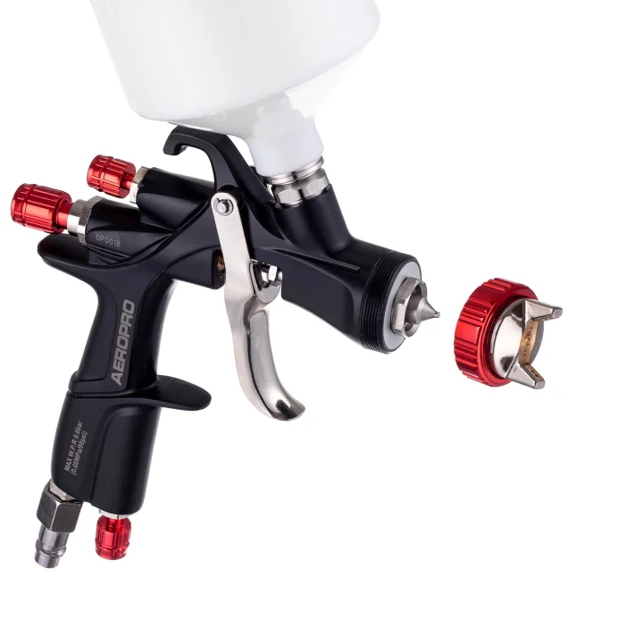 Pistolet Lakierniczy 1,4mm Dysza LVLP AEROPRO do Malowania A610 85-110l/min