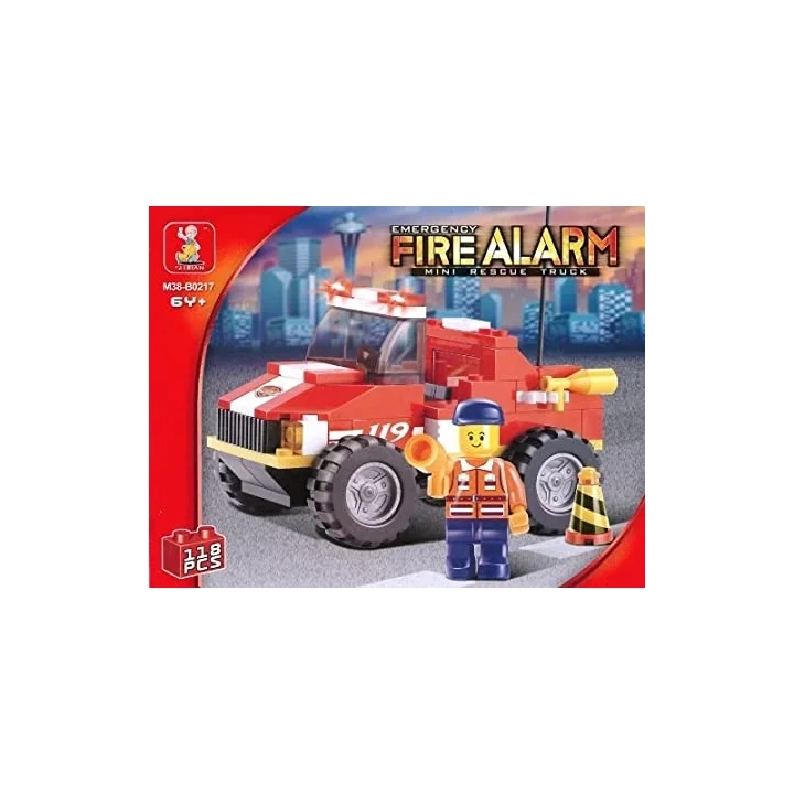 Klocki SLUBAN Pojazd ratowniczy 118el M38-B0217