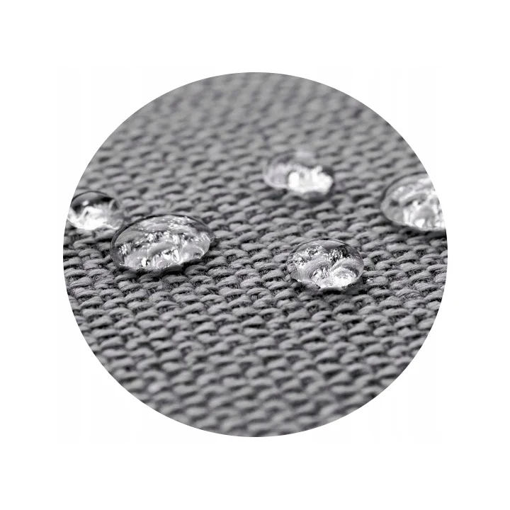 Poduszka pikowana na krzesło z pianki 50x50x50 cm ciemnoszara