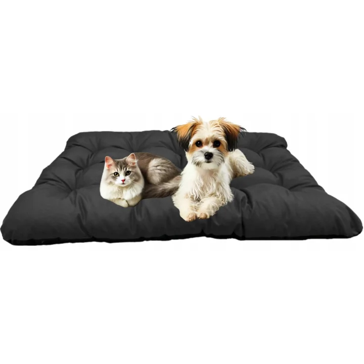 Legowisko dla psa poduszka PRESTIGE 120x80 cm wodoodporna czarne