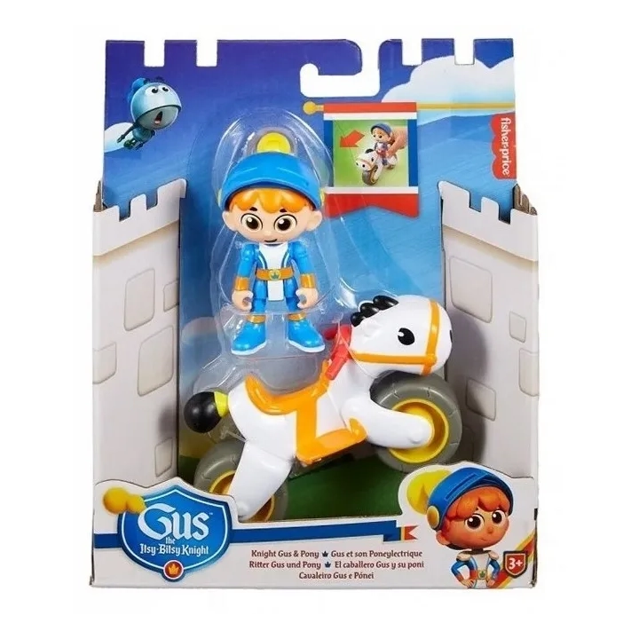 MATTEL Gus Mały Wielki Rycerz Gus i Pony 2pak 8cm