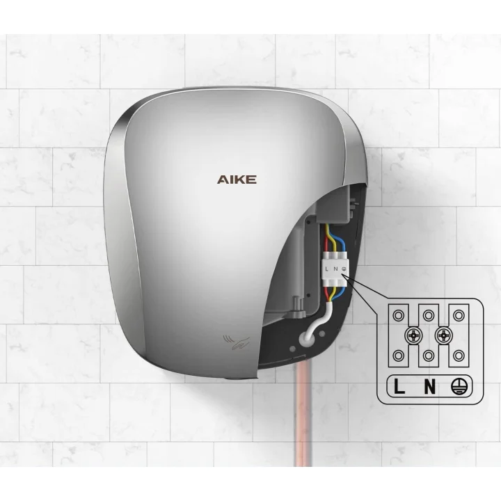 POWYSTAWOWY Automatyczna suszarka do rąk elekrtyczna 120V 1400W AIKE AK2903