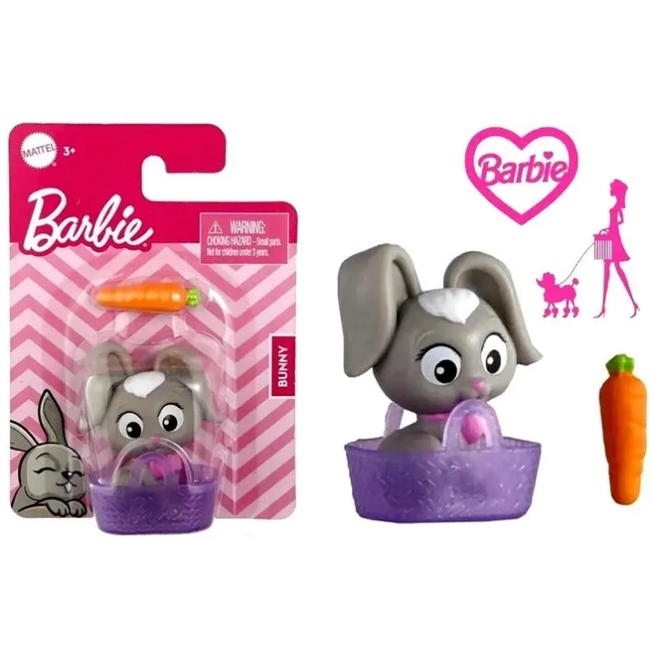 Mattel Barbie Mini Królik w koszyku Bunny