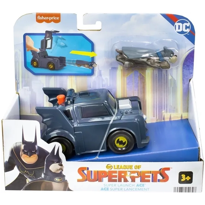 Fisher Price League Super Pets Ace Batmobil HGL19