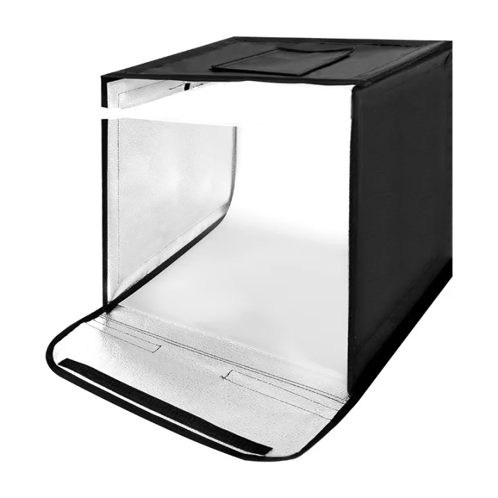Foto box 40x40 cm składany namiot fotograficzny z 3 tłami w różnych kolorach
