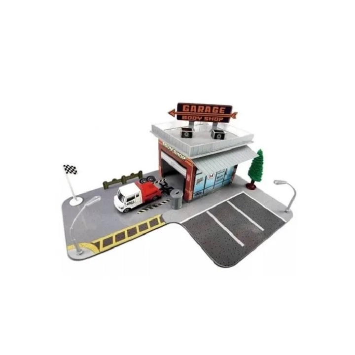 Maisto Build N Play Garaż Body Shop z Autem