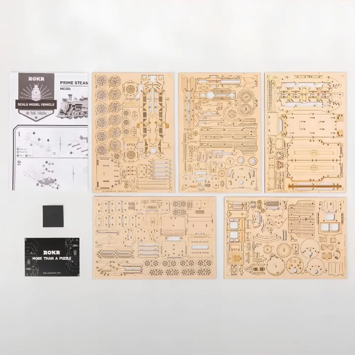 Puzzle 3D Robotime 3D Ciężarówka 286 części drewniany model do składania