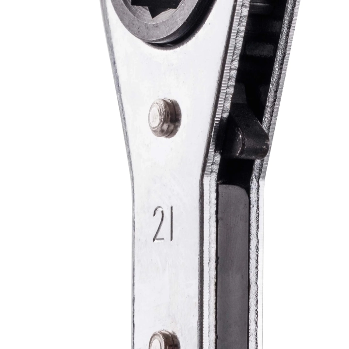 ZESTAW KLUCZY OCZKOWYCH Z GRZECHOTKĄ KLUCZE 6-21mm DWUSTRONNE 5szt