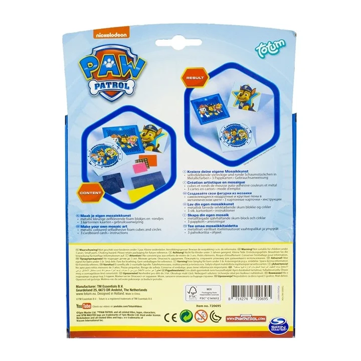 Spin Master Psi Paw Patrol Pixel Painting Mozaika