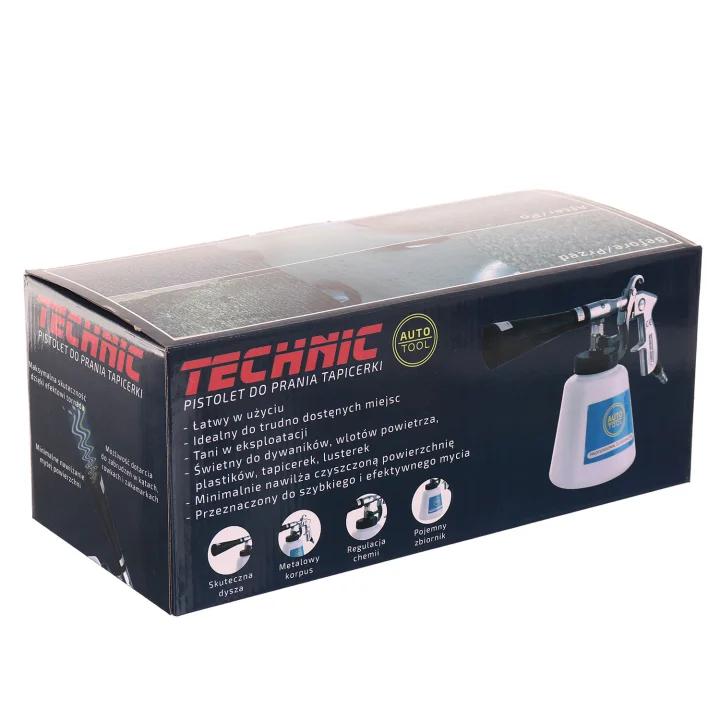 Pistolet czyszczenia prania tapicerki samochodowej HCL-01C metalowa dysza