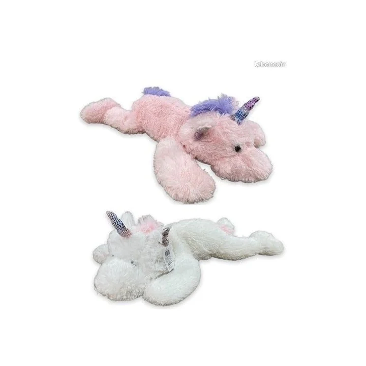 Dami Maskotka Jednorożec leżący biały 62cm